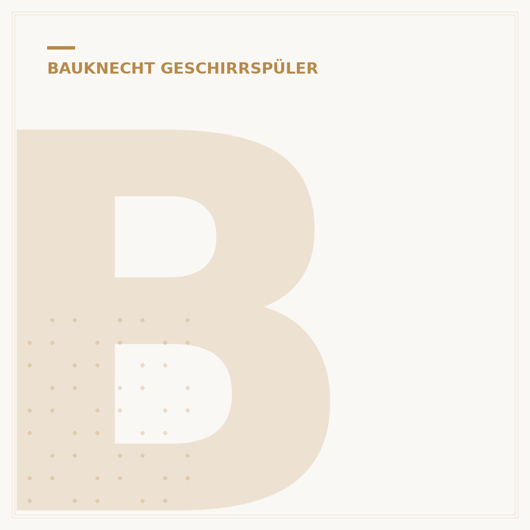 Bauknecht Geschirrspüler Anleitung: So meistern Sie Ihr Gerät