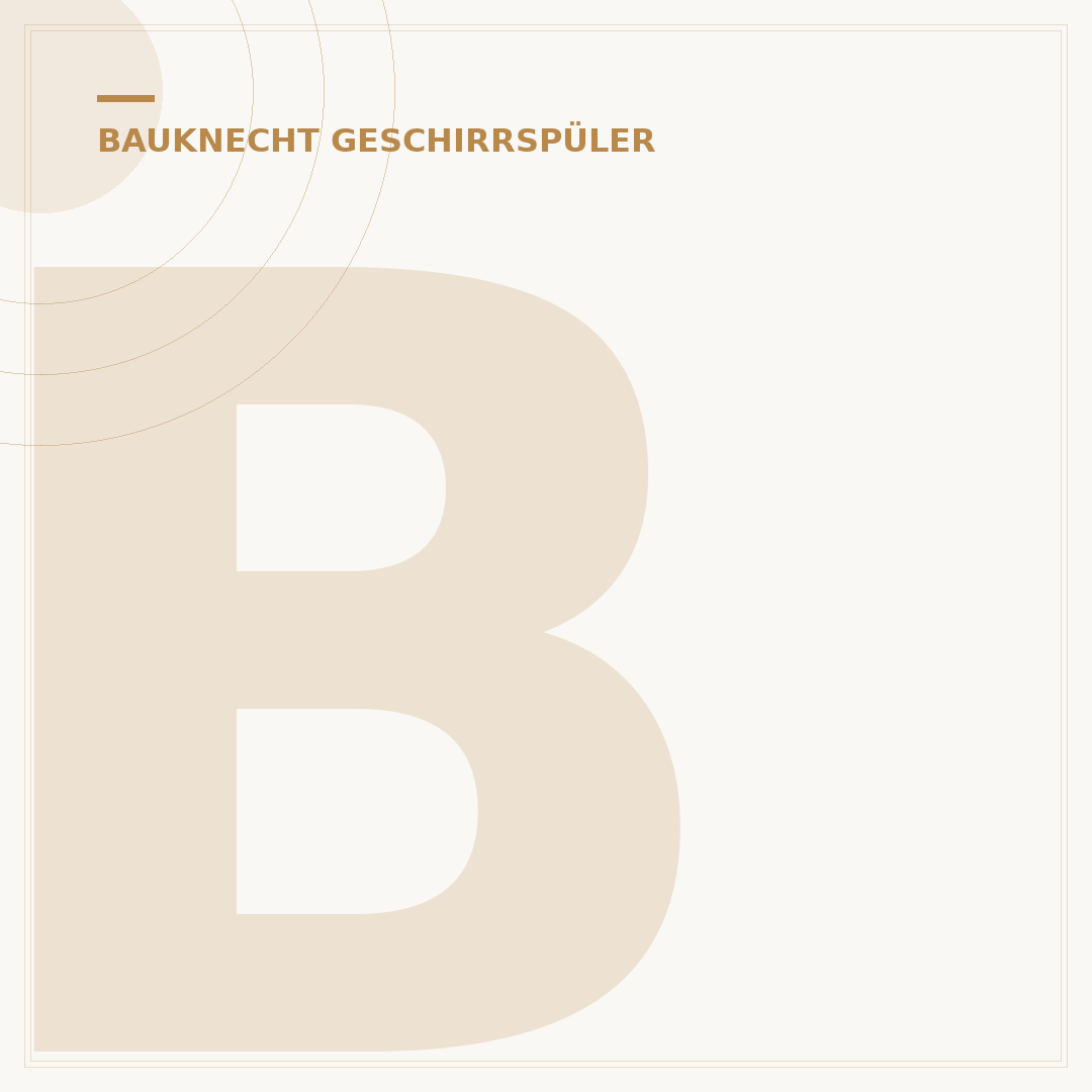 Bauknecht Geschirrspüler Teilintegriert 60 cm: 5 Modelle im Check