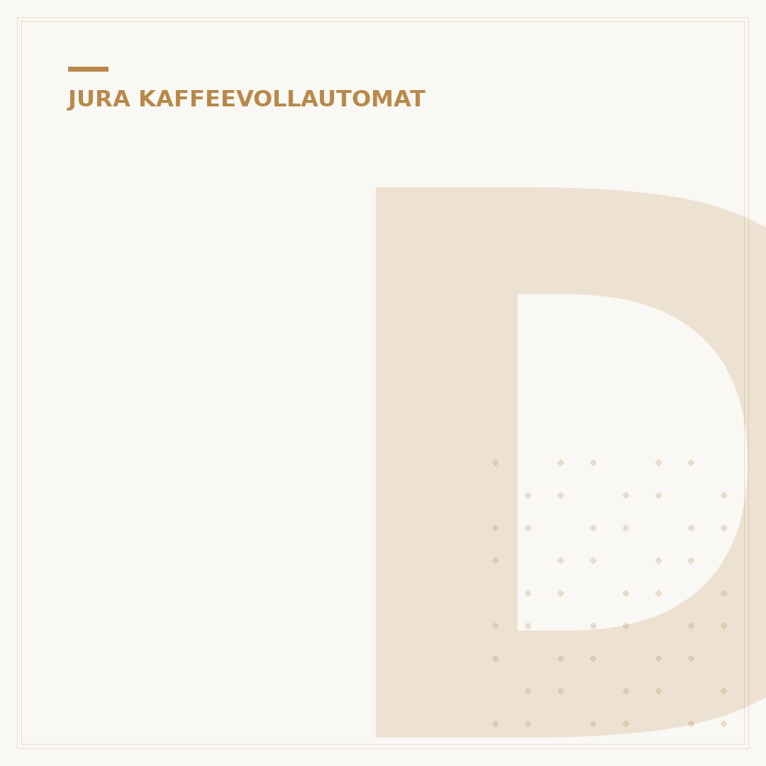 Der beste Jura Kaffeevollautomat: 5 Modelle für Ihren Genuss