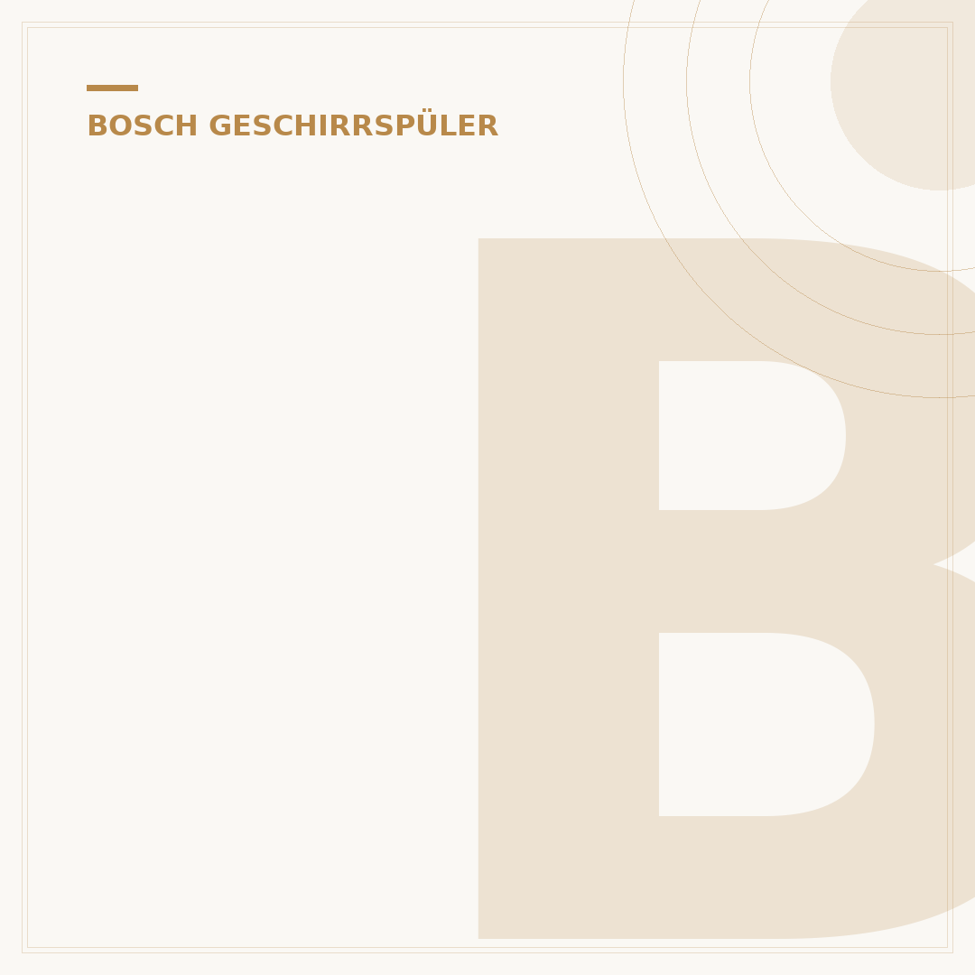 Bosch Geschirrspüler: Alle Lampen leuchten nach Reset? 5 Schritte