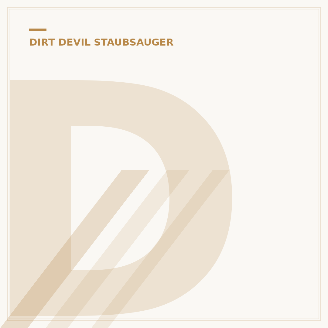 Dirt Devil Staubsauger ohne Beutel: Top 5 Modelle & Vorteile