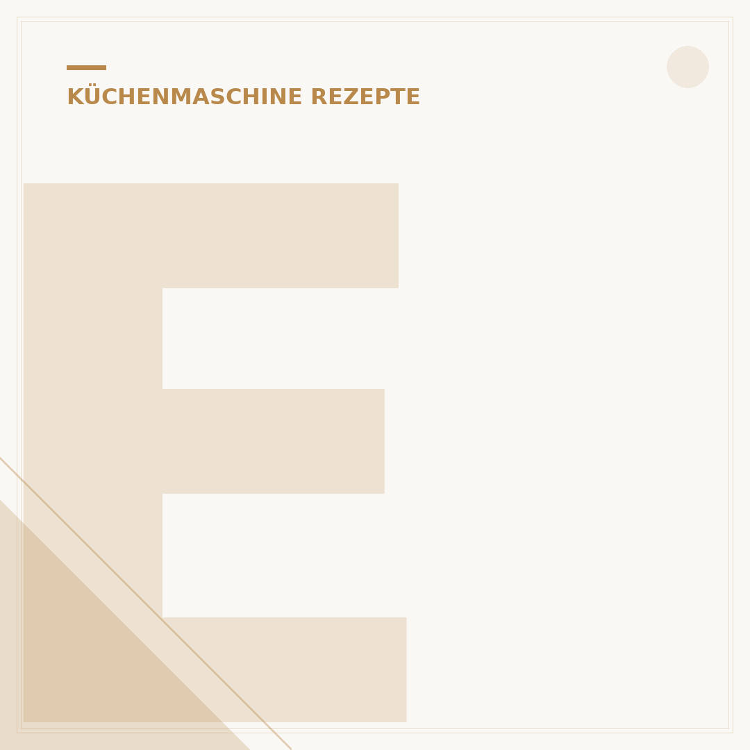 Einfache Küchenmaschinen-Rezepte: 5 schnelle Gerichte für Anfänger