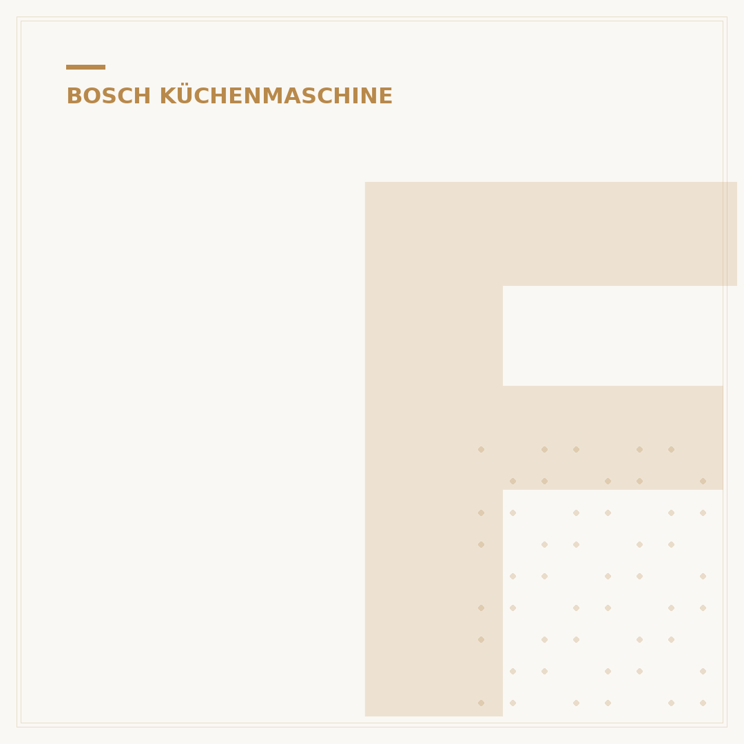 Fleischwolf für Bosch Küchenmaschine: 5 Tipps für Profi-Ergebnisse