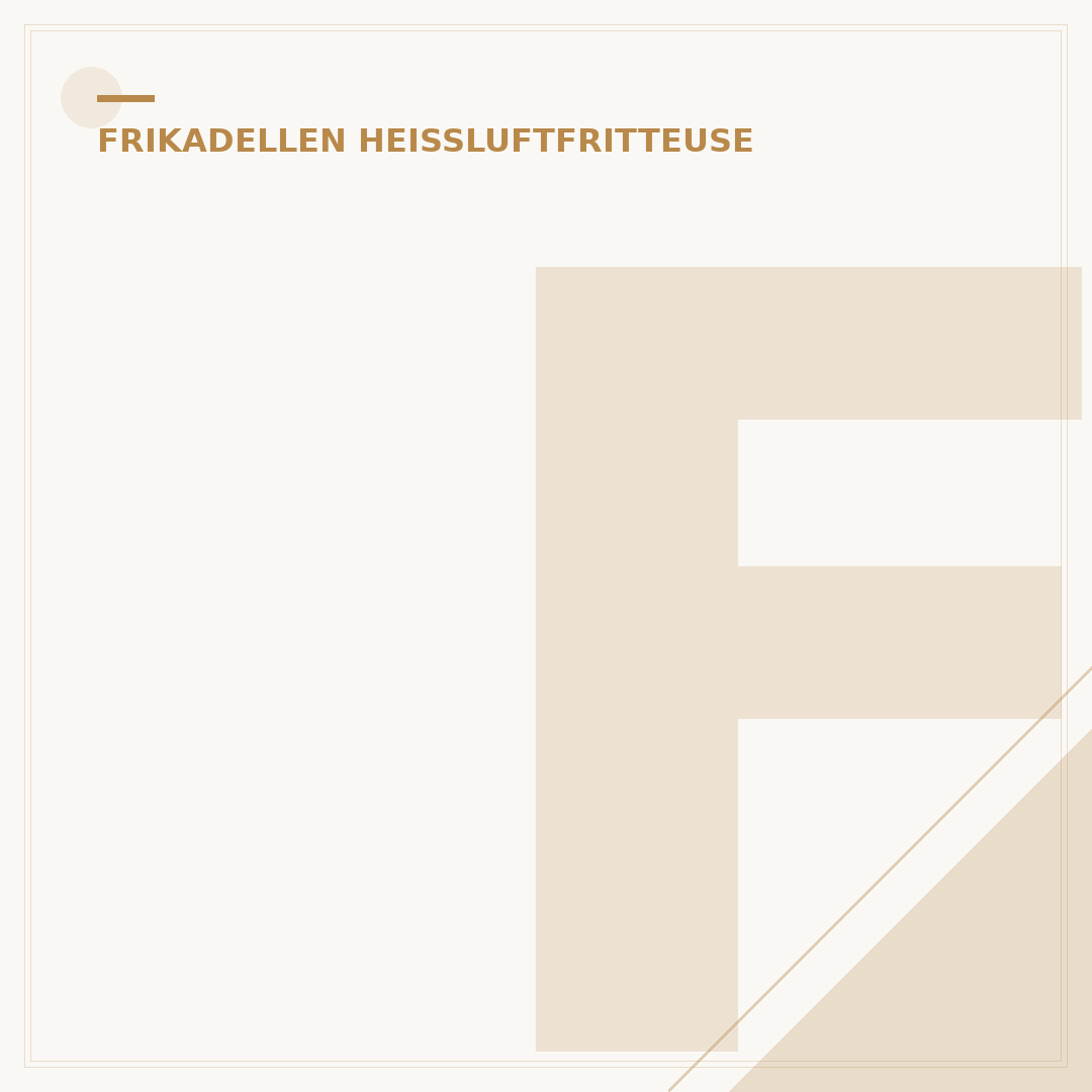 Frikadellen in der Heißluftfritteuse? 5 Tipps für Perfektion