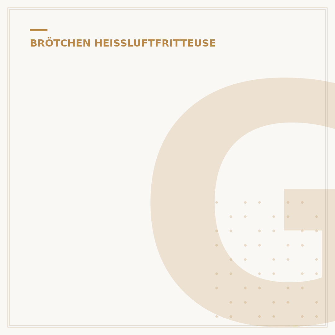 Gefrorene Brötchen: Heißluftfritteuse für 5-Minuten-Genuss