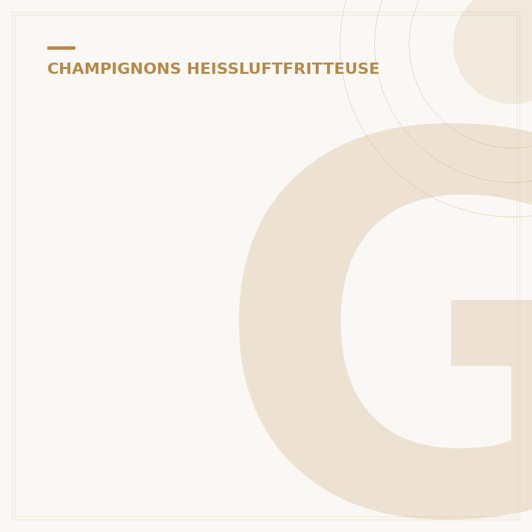 Gefüllte Champignons aus Heißluftfritteuse: 7 schnelle Rezepte