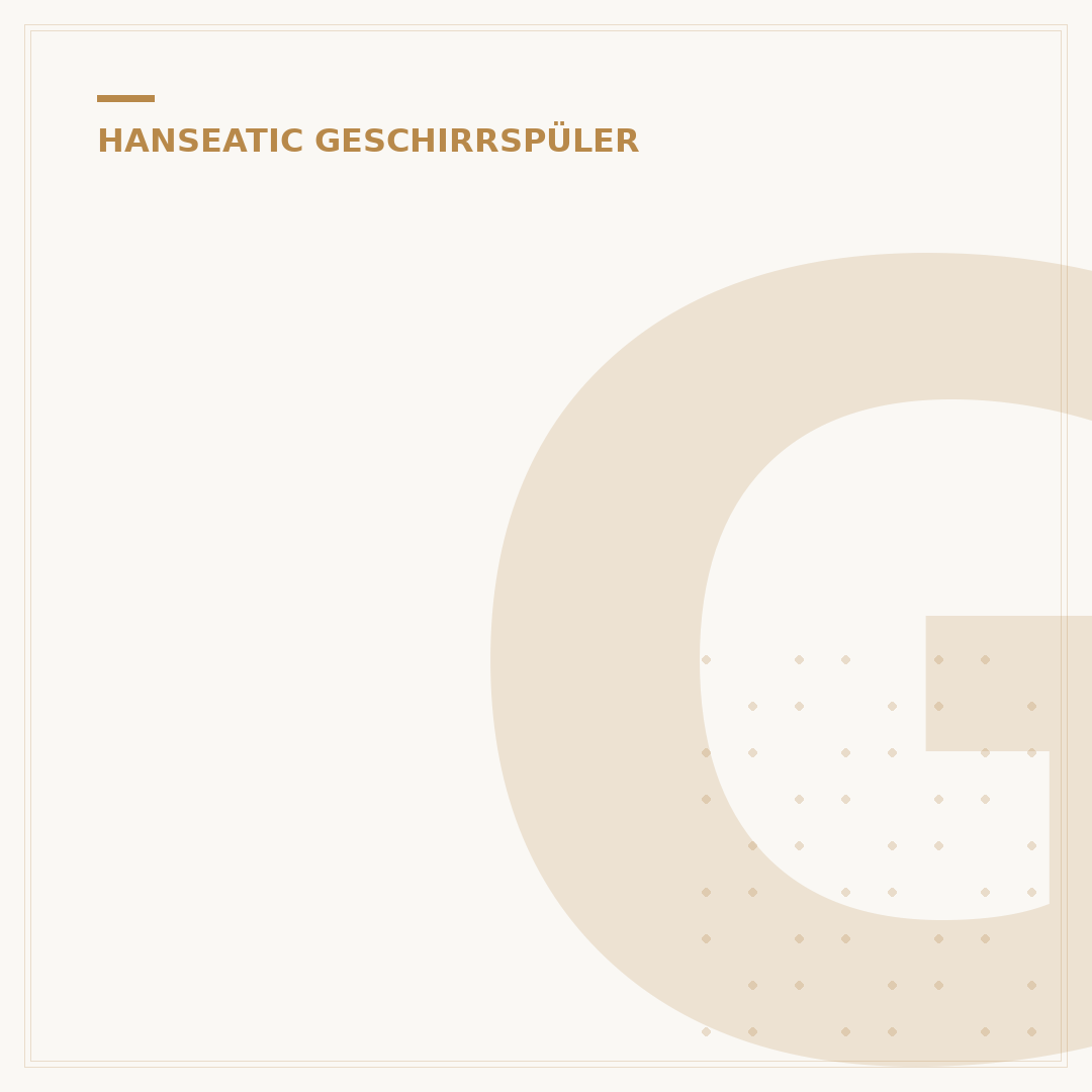 Geschirrspüler 45 cm Hanseatic: Top 5 Modelle & Kaufberatung
