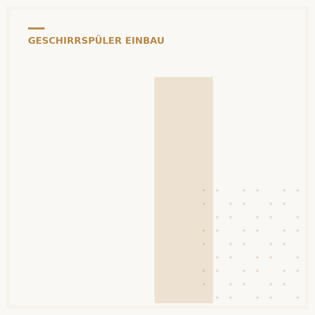 Ihr 45 cm integrierbarer Geschirrspüler mit Besteckschublade