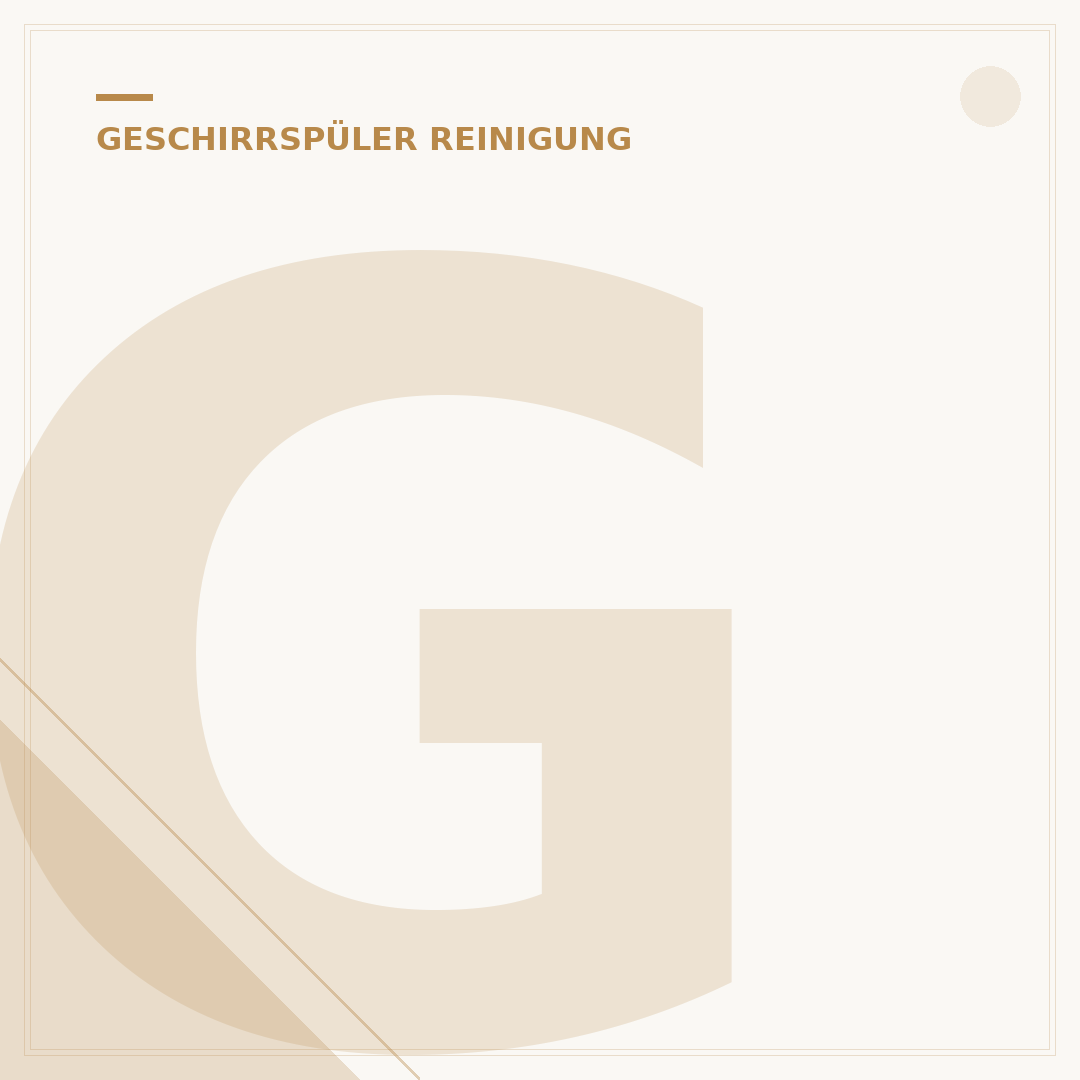 Geschirrspüler Wassertasche reinigen: 5 Schritte für Sauberkeit