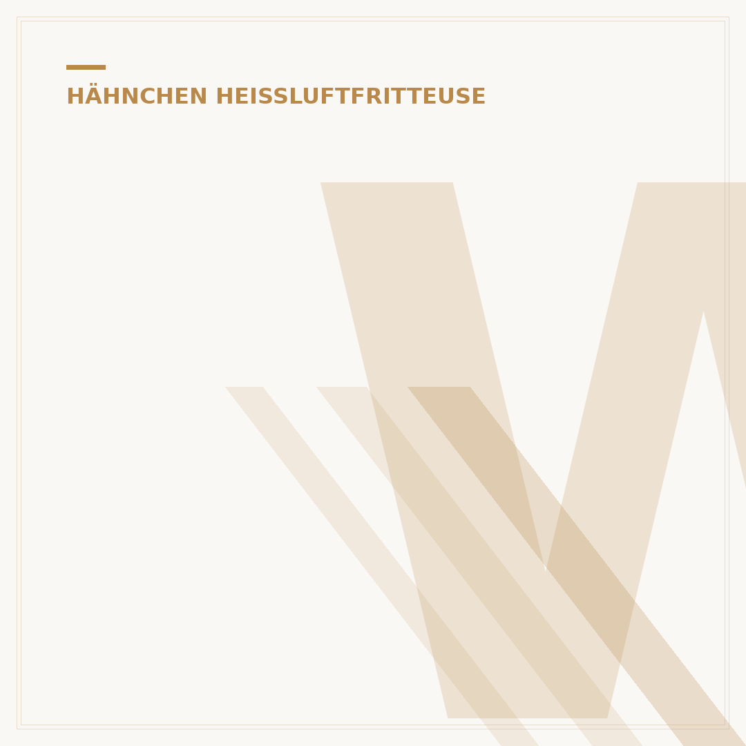 Wie lange braucht Hähnchenbrustfilet in der Heißluftfritteuse? 15 Min Perfekt!