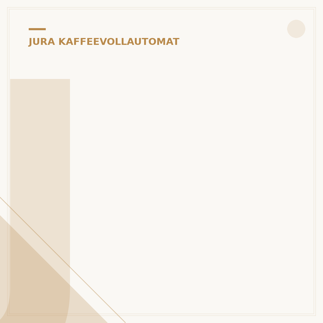 Jura Kaffeevollautomat: Ihr Weg zum perfekten Kaffeeerlebnis