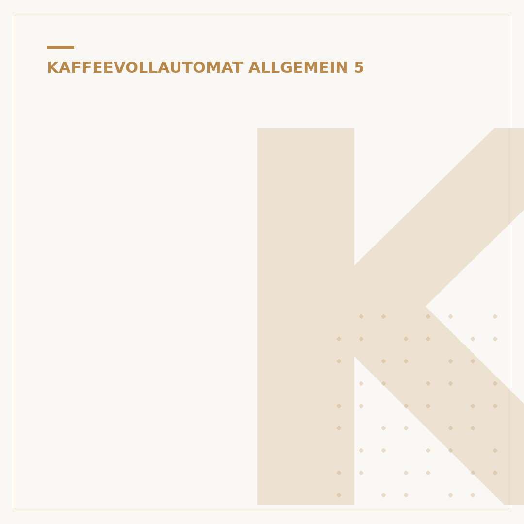 Kaffeevollautomat Einstellen: 5 Schritte zum perfekten Geschmack