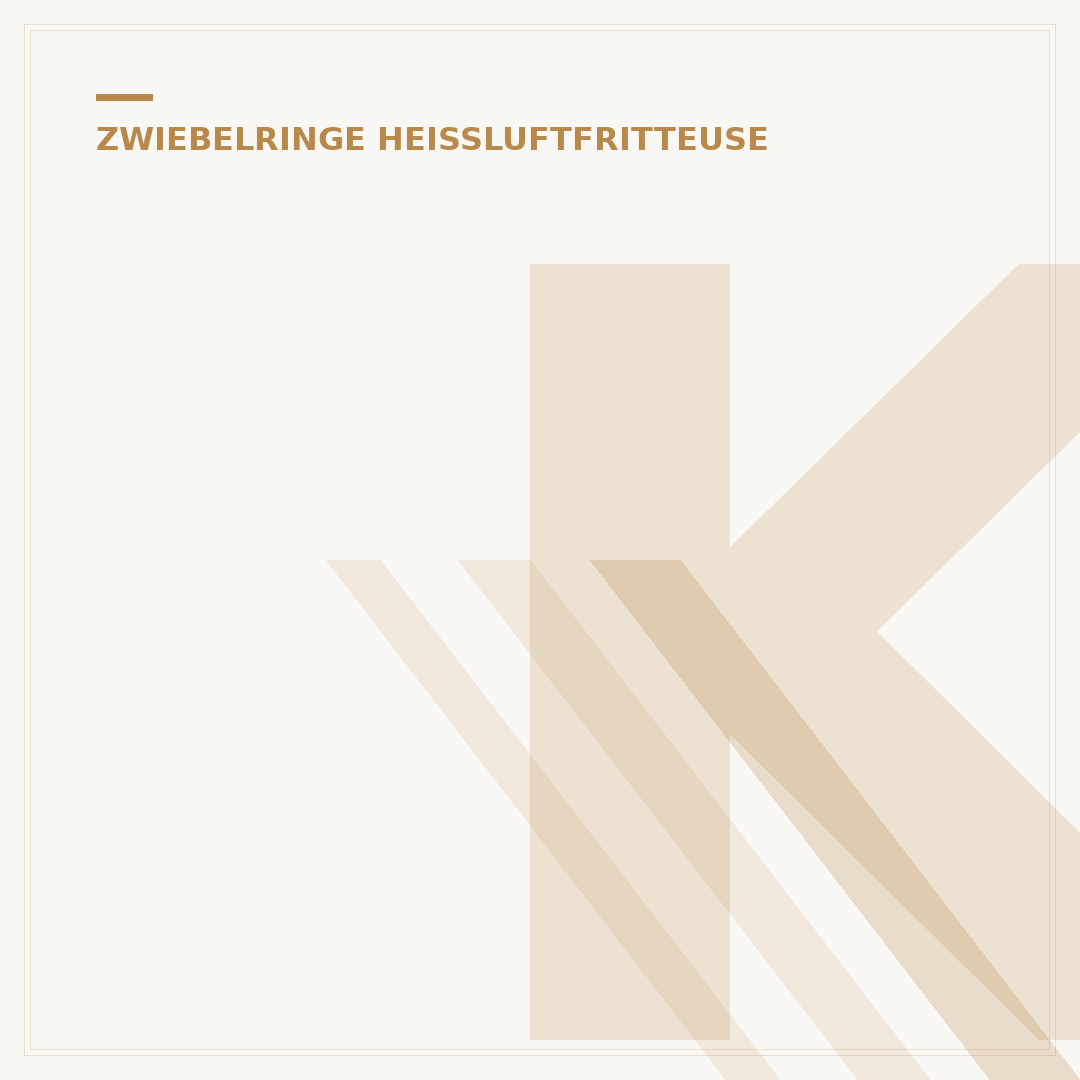 Knusprige Zwiebelringe: Heißluftfritteuse Guide mit 4 Tipps