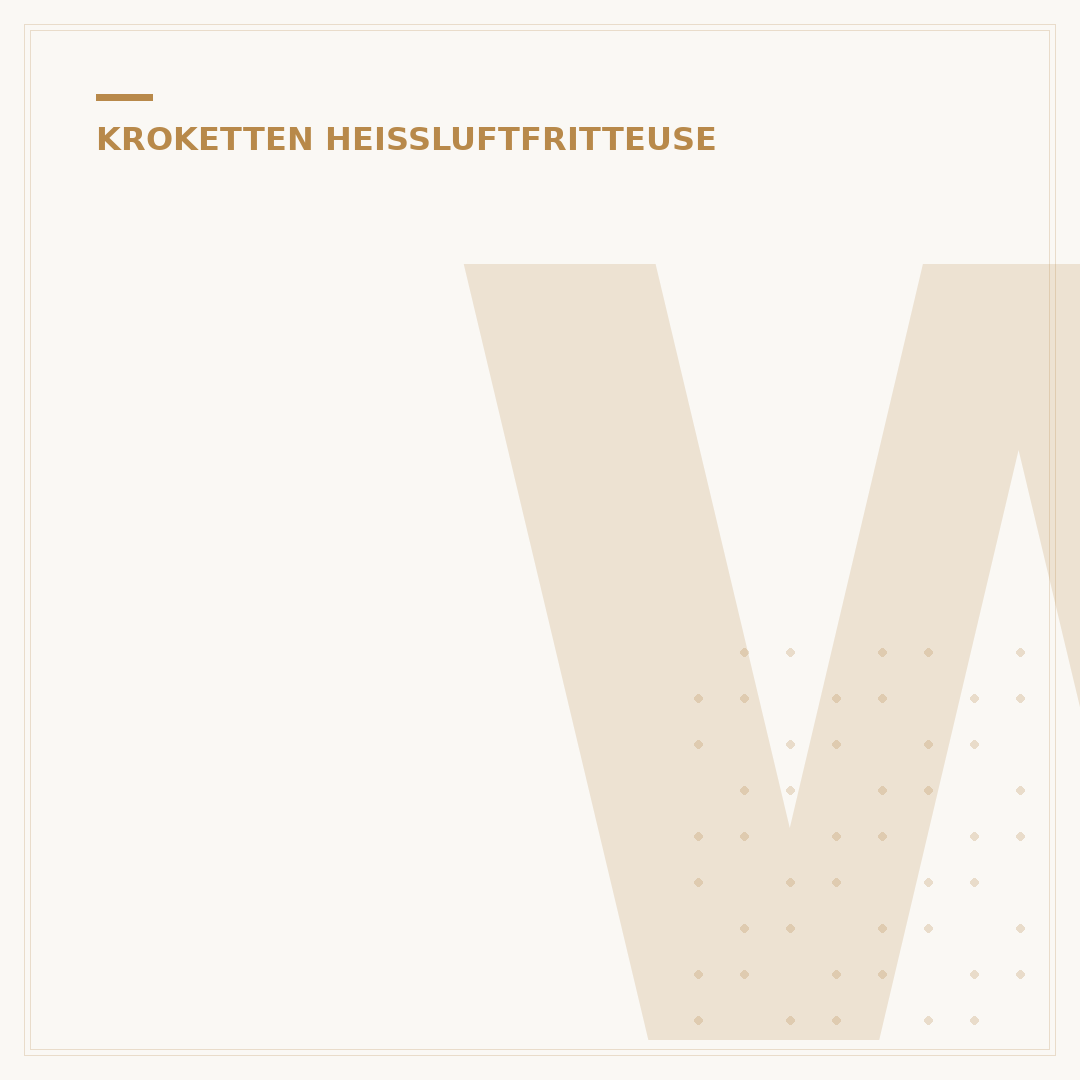 Wie lange Kroketten in der Heißluftfritteuse? Perfekt in 5 Schritten