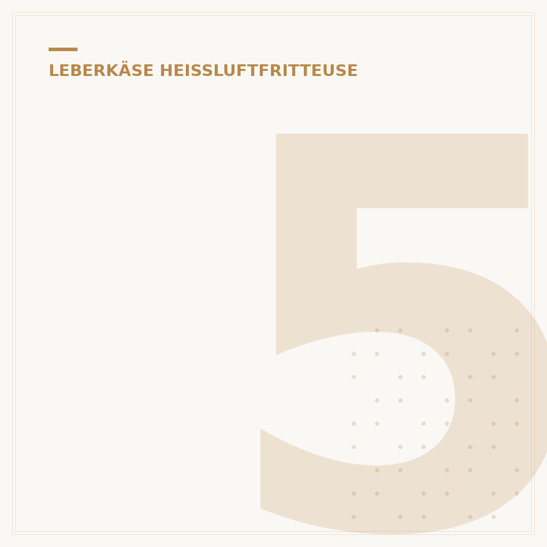 500g Leberkäse in der Heißluftfritteuse: Perfekt & Schnell Zubereitet