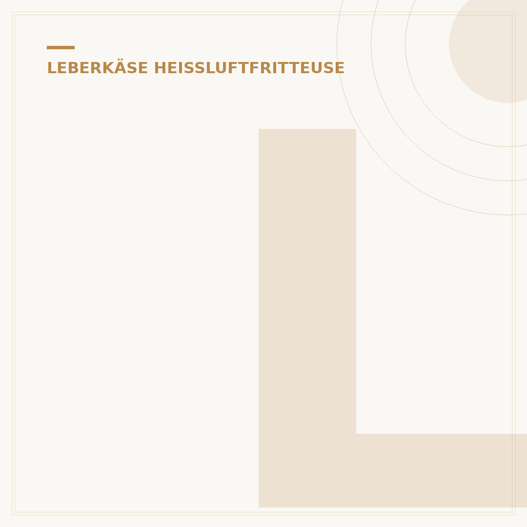 Leberkäse Scheiben in Heißluftfritteuse Warm Machen: 5 Min Guide