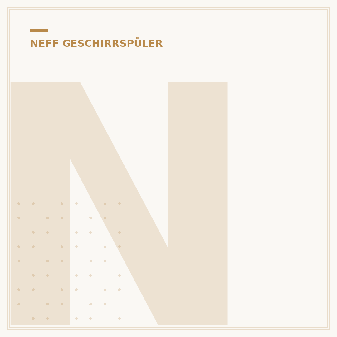 Neff Geschirrspüler Besteckschublade: Optimale Reinigung für Ihr Geschirr
