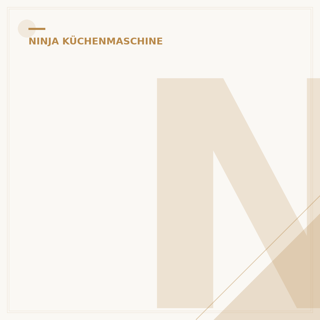 Ninja BN650EU Küchenmaschine: 5 Auto-IQ-Programme & mehr