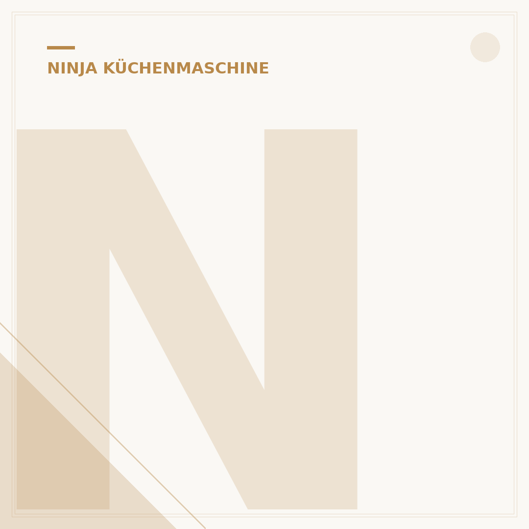 Ninja 3-in-1 Küchenmaschine Rezepte: 5 Ideen für Anfänger