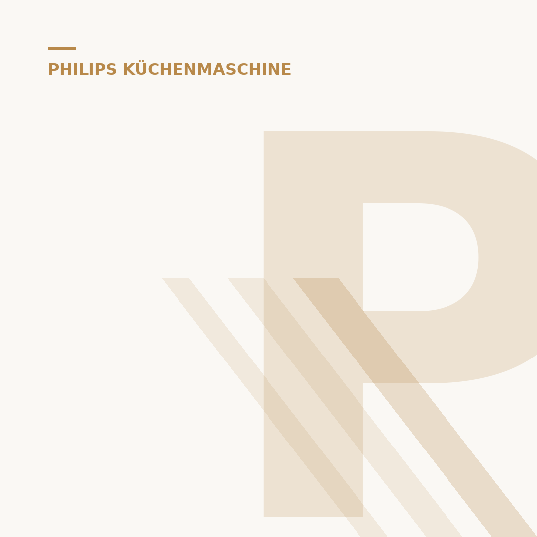 Philips 7000 Series Küchenmaschine: Ihr individueller Helfer
