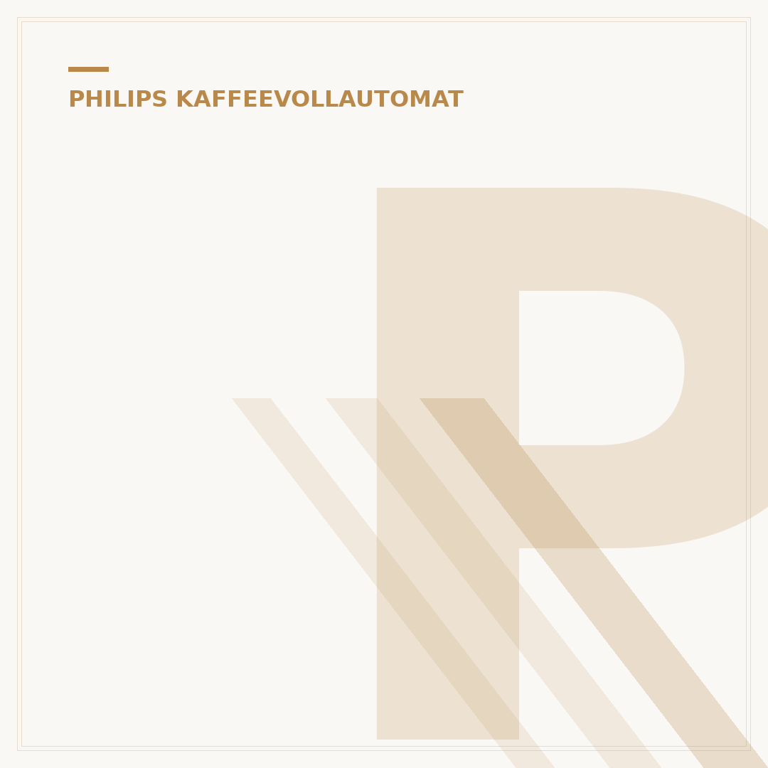 Philips Kaffeevollautomat Series 8000: Probleme & Lösungen 2024