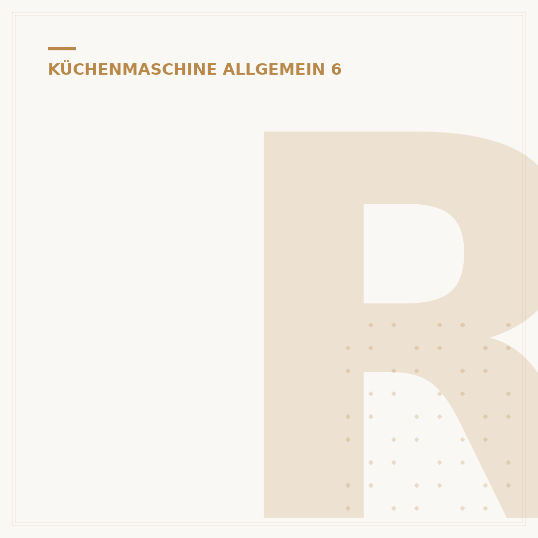 Ronic Küchenmaschine: 5 Vorteile für Ihre Küche