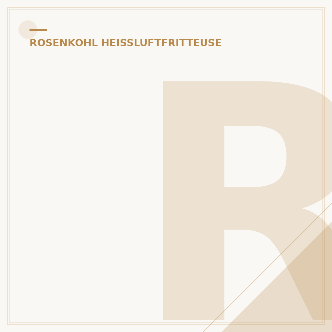 Rosenkohl Heißluftfritteuse: 5 Tipps für Perfekte Ergebnisse