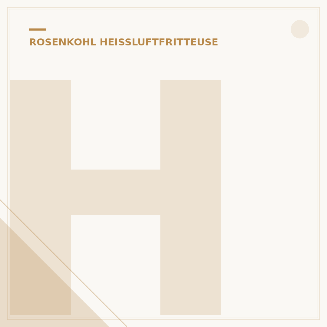Heißluftfritteuse Rosenkohl: Wie lange & welche Gradzahl?