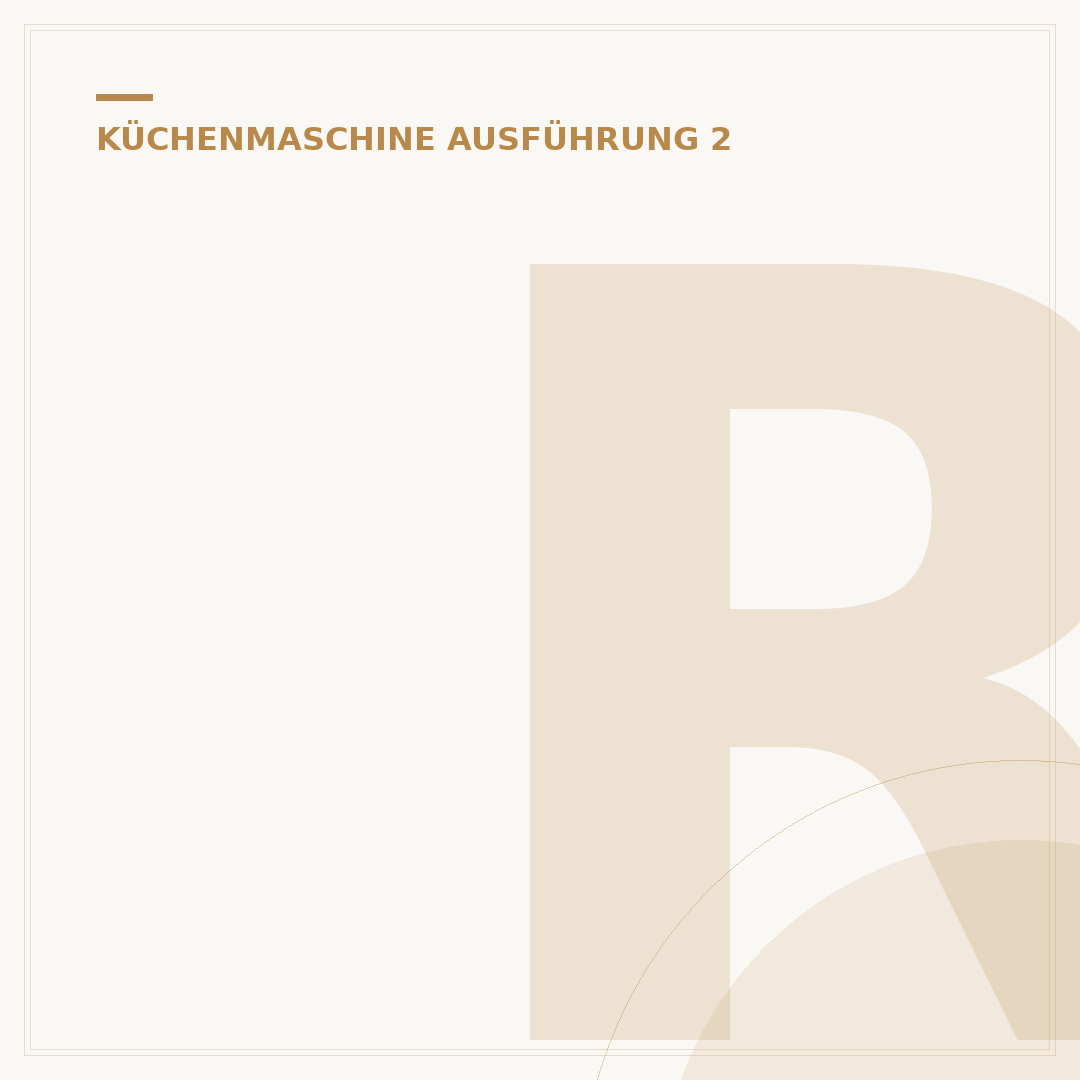 Rührschüssel für Bosch Küchenmaschine: Perfekte Wahl finden