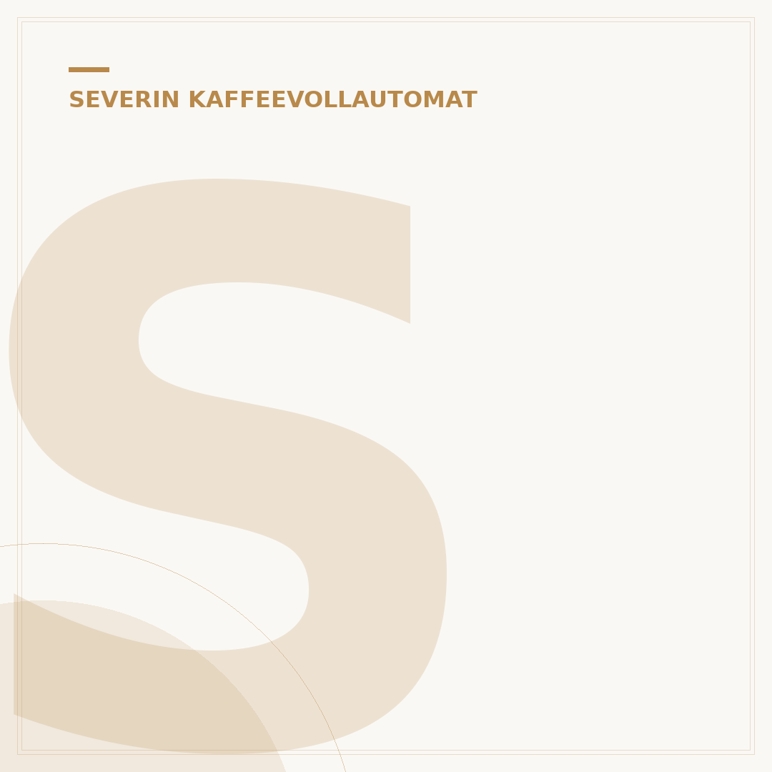 Severin Kaffeevollautomat: Ihr Weg zu perfektem Kaffee