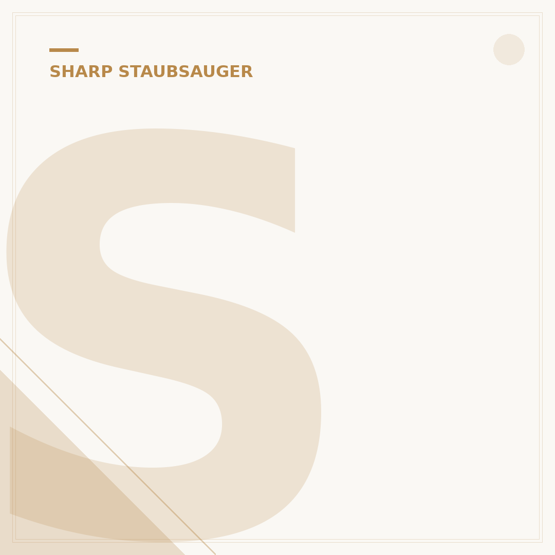 Sharp Staubsauger: 5 Schritte zur perfekten Reinigungslösung