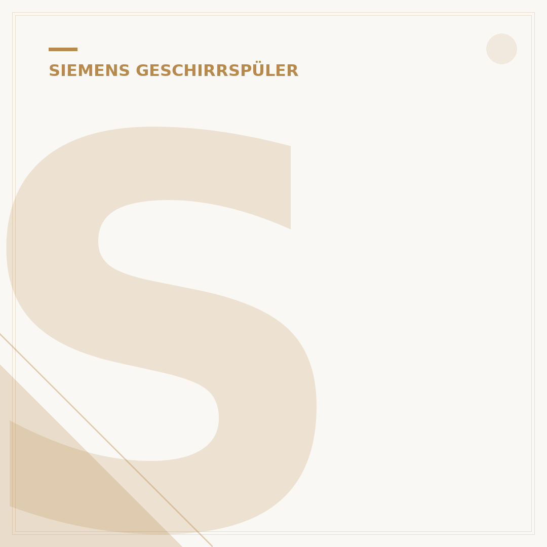 Siemens Geschirrspüler Aquastop: Leckagen sicher verhindern