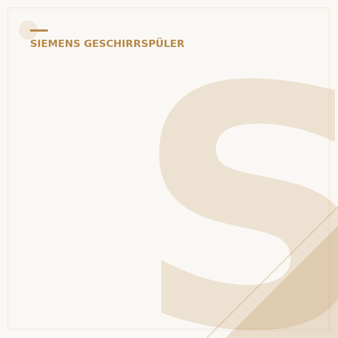Siemens Geschirrspüler Pumpt Nicht Ab: 5 Ursachen & Sofort-Lösungen