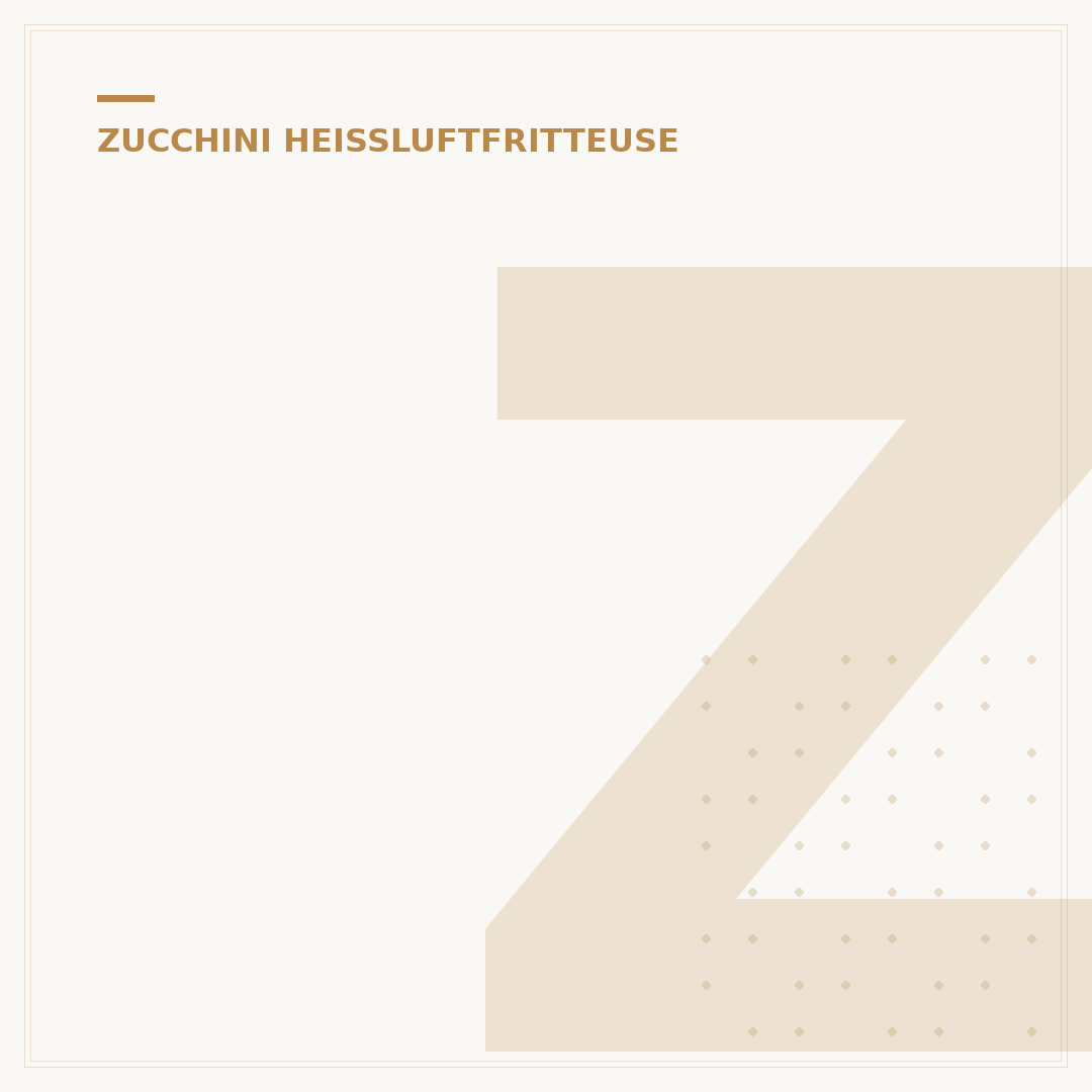 Zucchini Heißluftfritteuse Chefkoch: 5 schnelle & einfache Rezepte