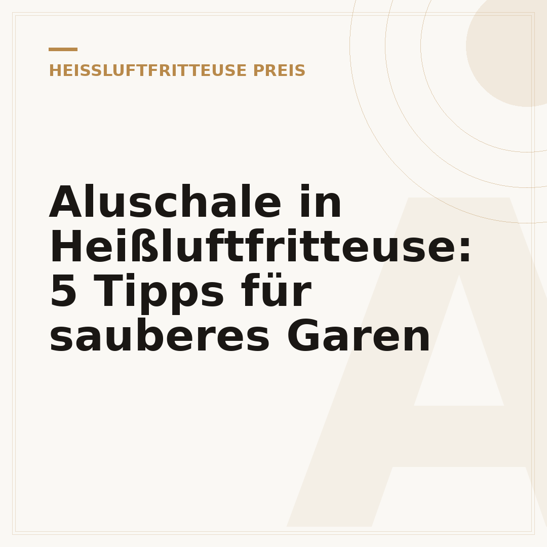 Aluschale in Heißluftfritteuse: 5 Tipps für sauberes Garen