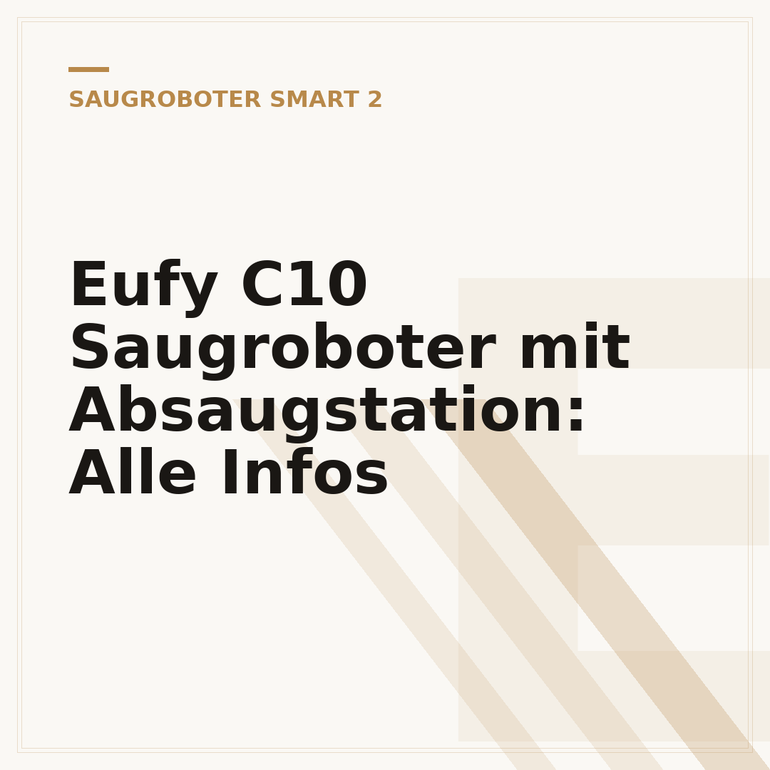 Eufy C10 Saugroboter mit Absaugstation: Alle Infos