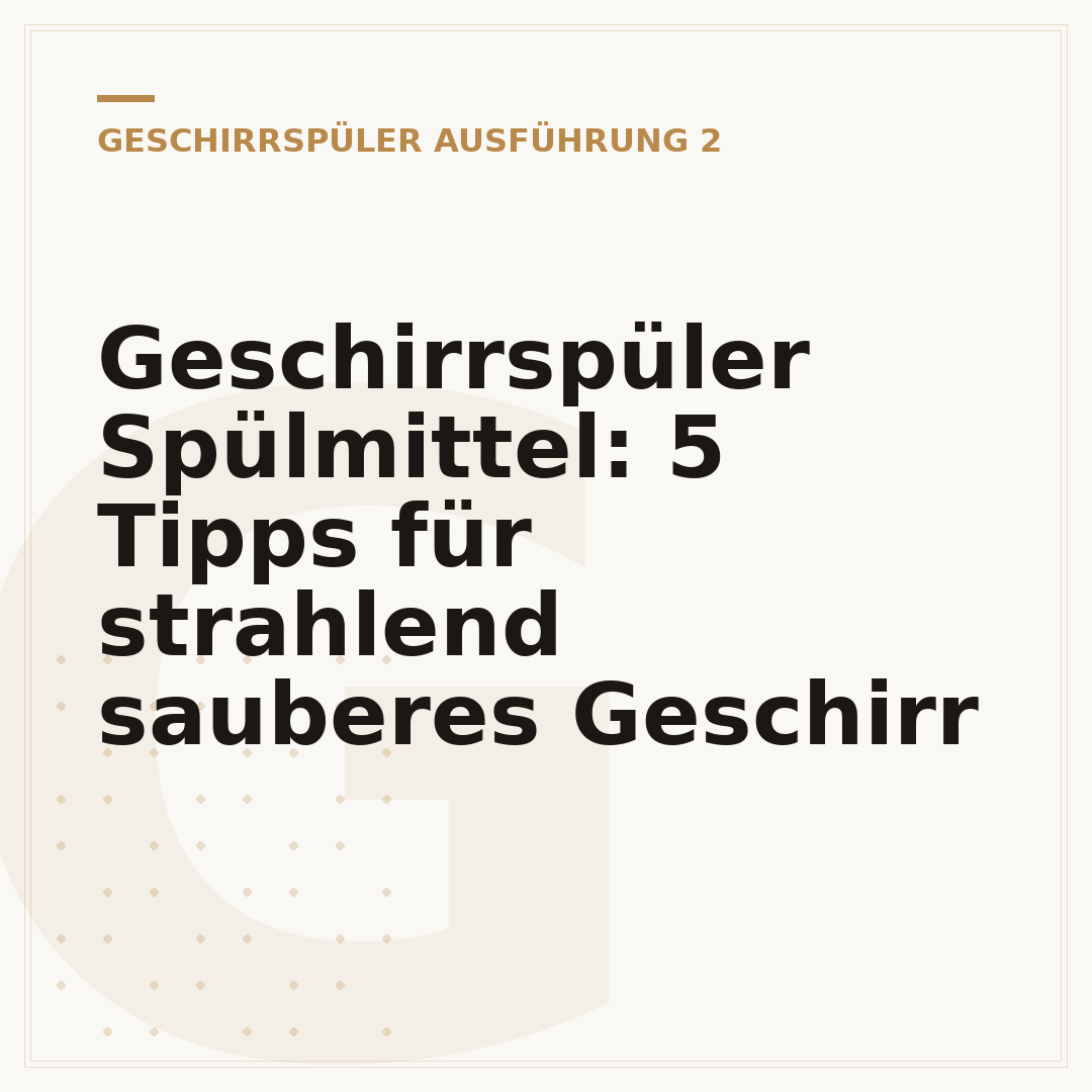 Geschirrspüler Spülmittel: 5 Tipps für strahlend sauberes Geschirr