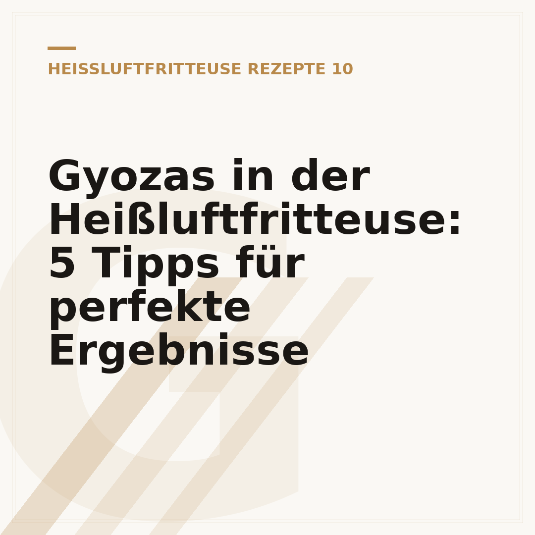 Gyozas in der Heißluftfritteuse: 5 Tipps für perfekte Ergebnisse