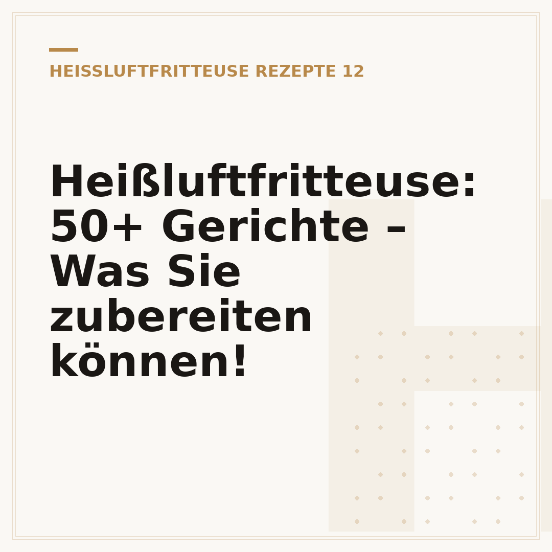 Heißluftfritteuse: 50+ Gerichte – Was Sie zubereiten können!