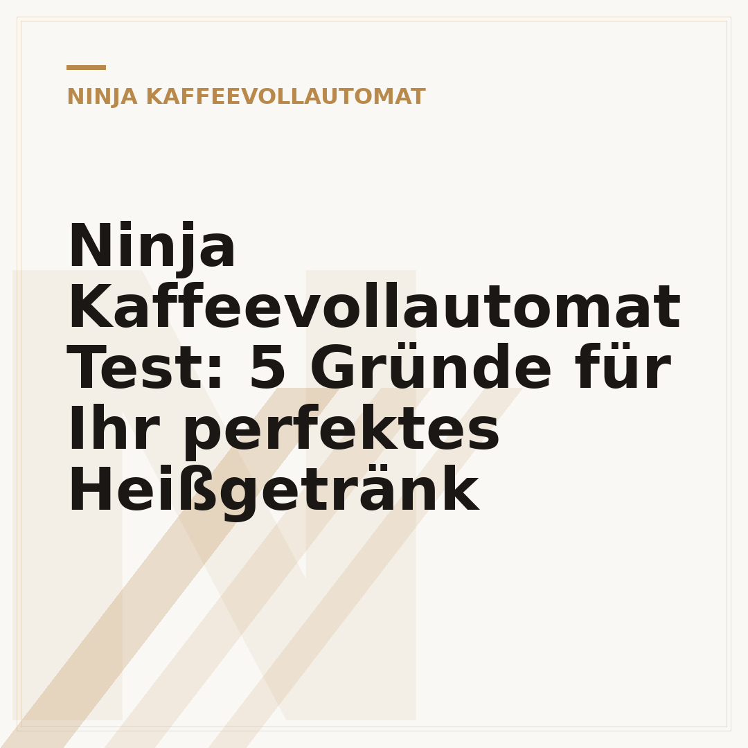 Ninja Kaffeevollautomat Test: 5 Gründe für Ihr perfektes Heißgetränk