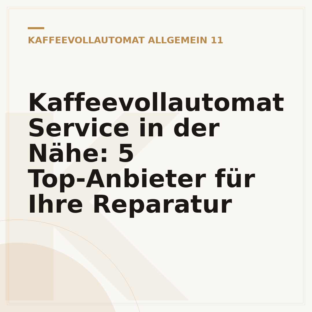 Kaffeevollautomat Service in der Nähe: 5 Top-Anbieter für Ihre Reparatur