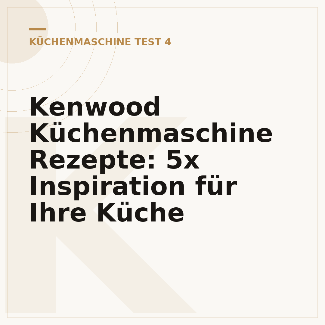 Kenwood Küchenmaschine Rezepte: 5x Inspiration für Ihre Küche