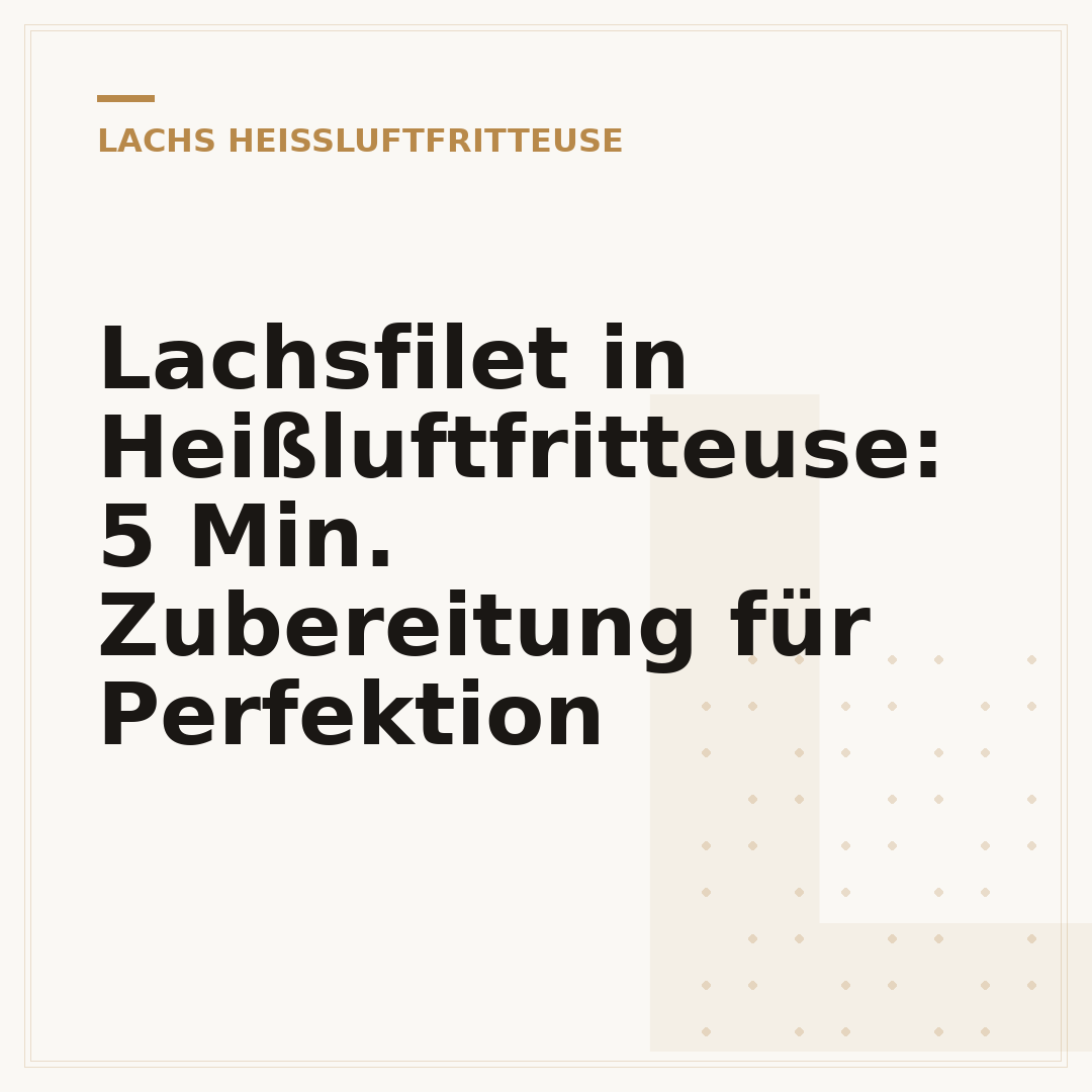 Lachsfilet in Heißluftfritteuse: 5 Min. Zubereitung für Perfektion