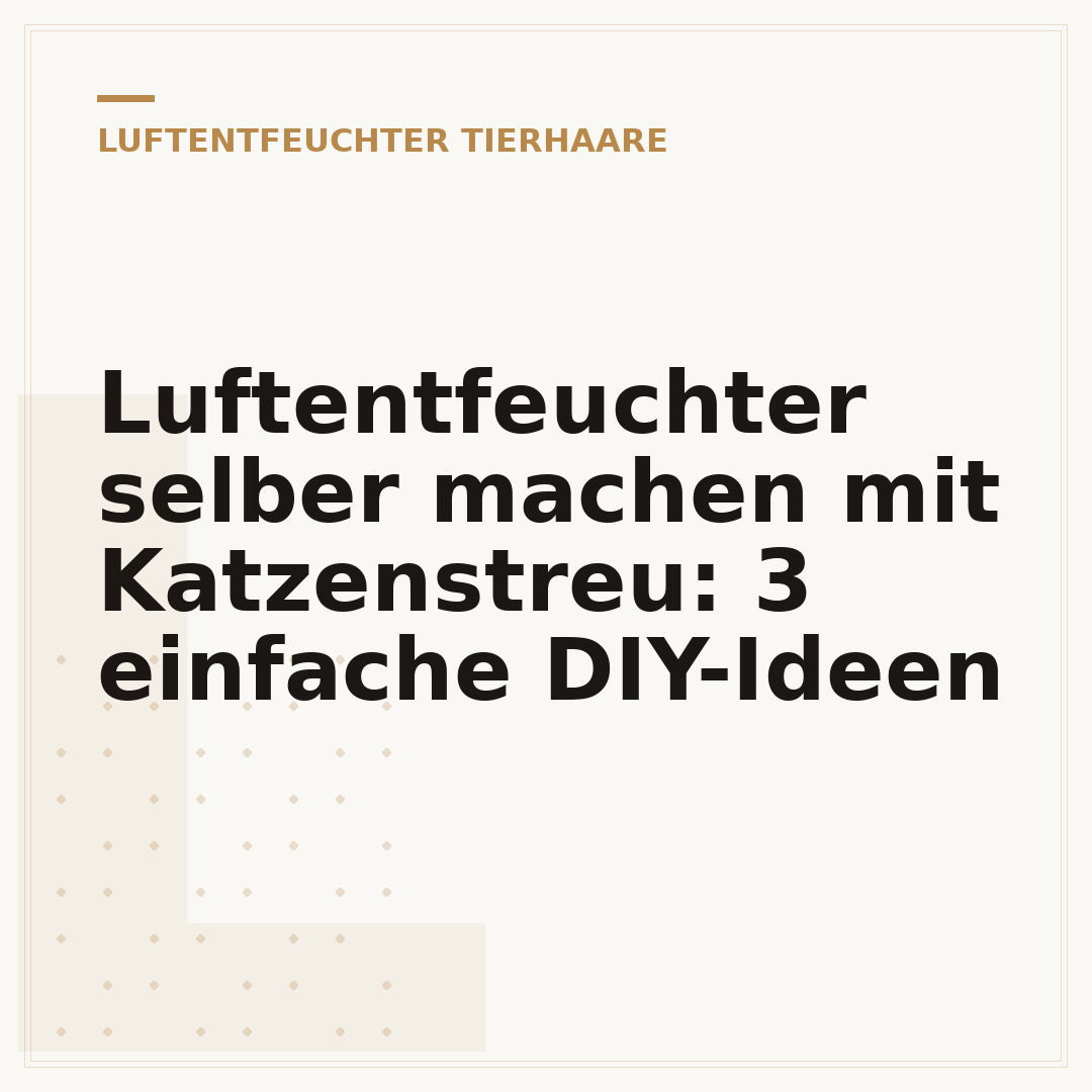 Luftentfeuchter selber machen mit Katzenstreu: 3 einfache DIY-Ideen