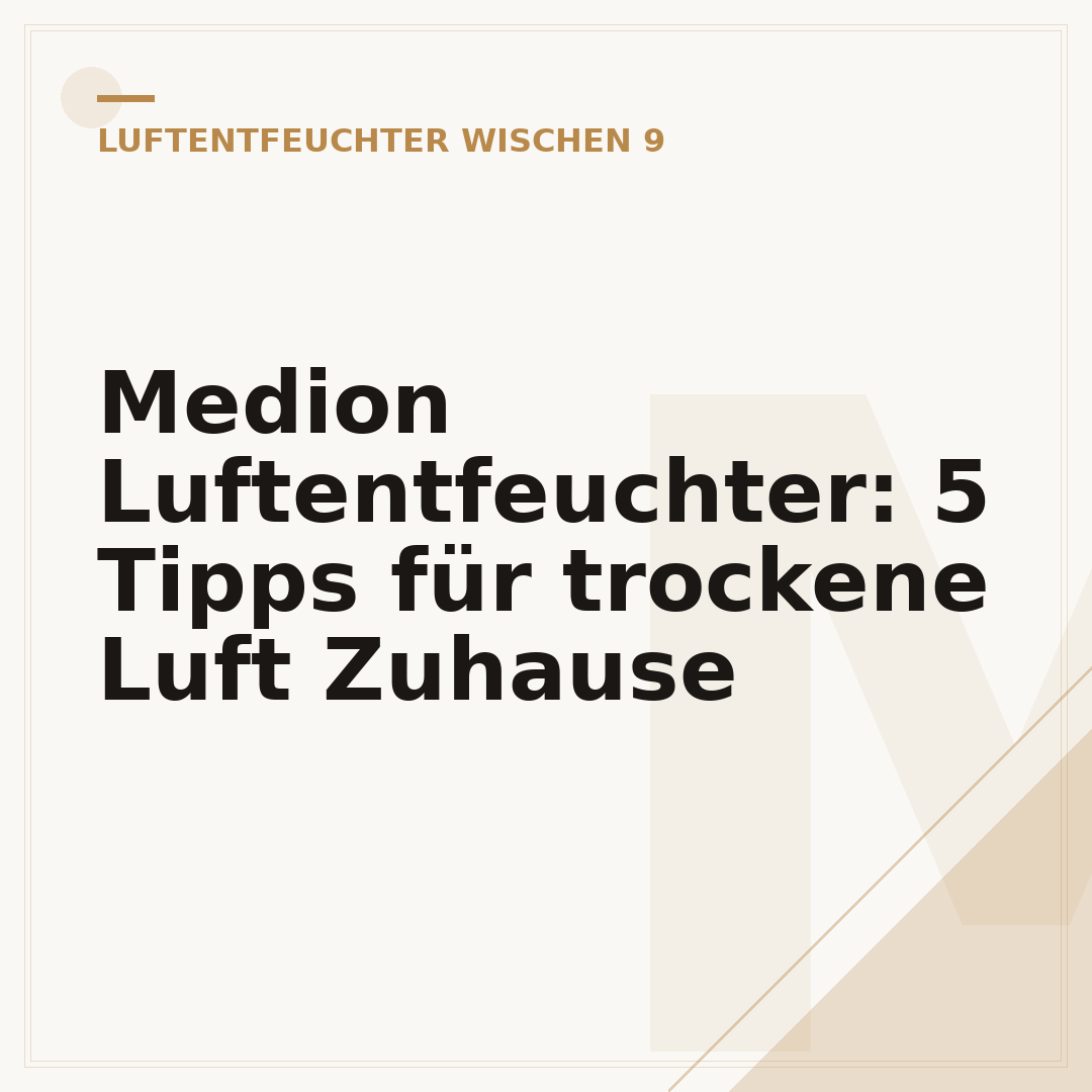 Medion Luftentfeuchter: 5 Tipps für trockene Luft Zuhause