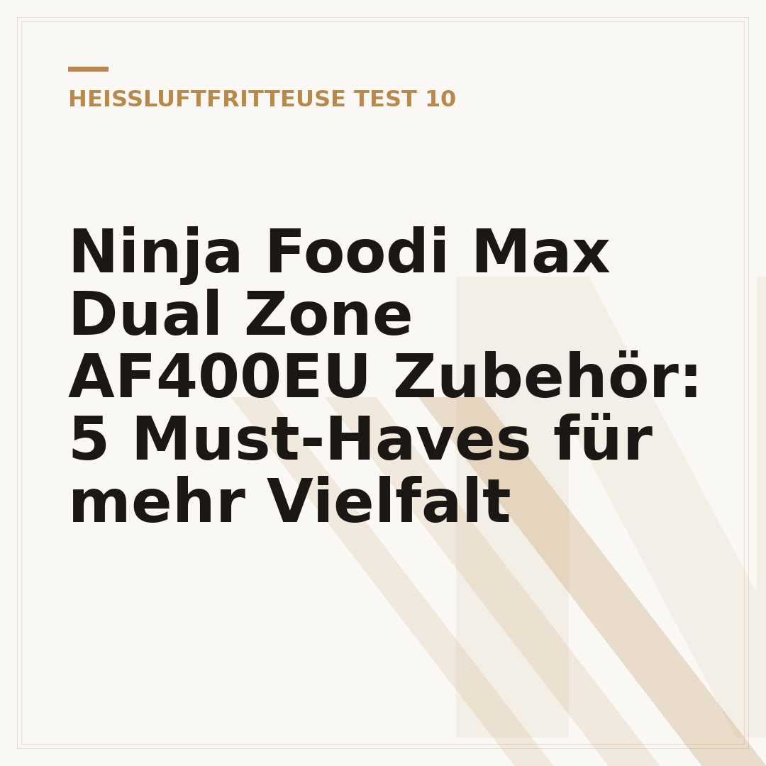 Ninja Foodi Max Dual Zone AF400EU Zubehör: 5 Must-Haves für mehr Vielfalt