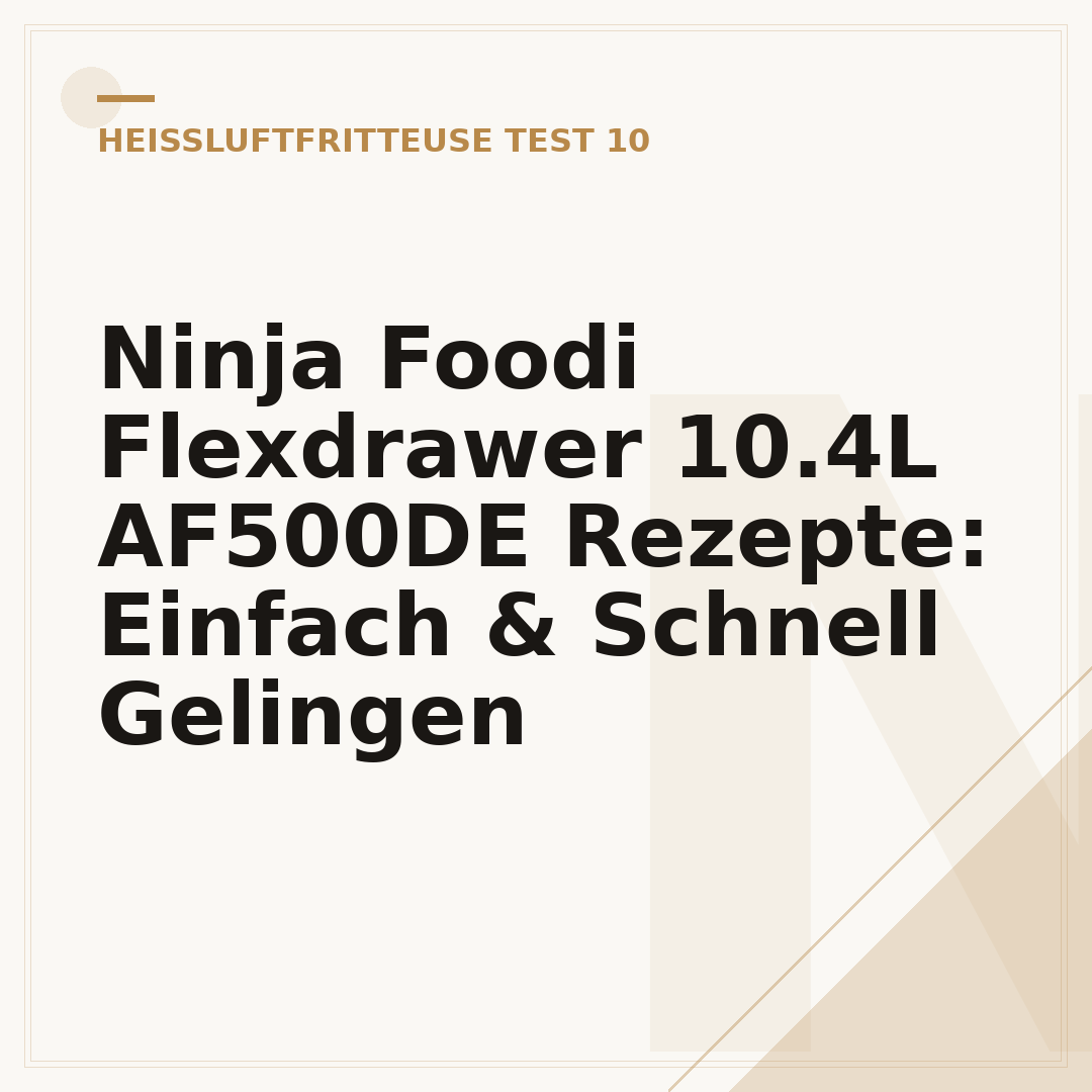 Ninja Foodi Flexdrawer 10.4L AF500DE Rezepte: Einfach & Schnell Gelingen