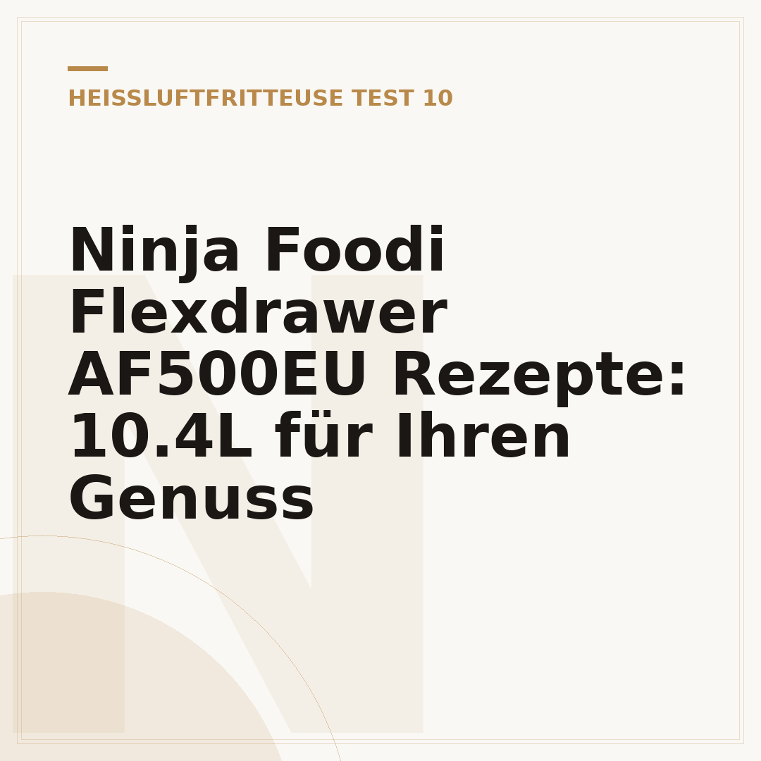 Ninja Foodi Flexdrawer AF500EU Rezepte: 10.4L für Ihren Genuss