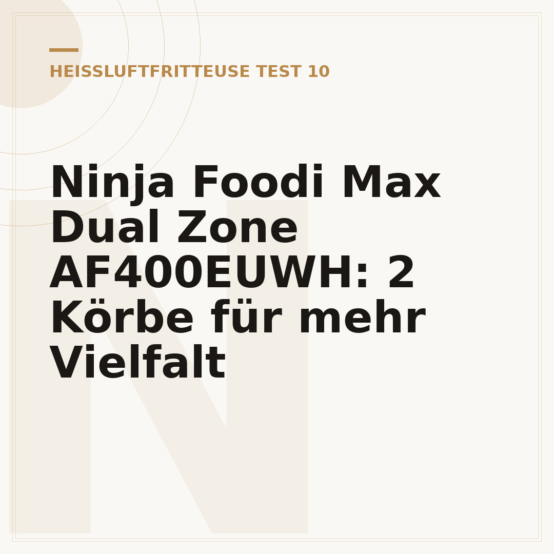 Ninja Foodi Max Dual Zone AF400EUWH: 2 Körbe für mehr Vielfalt