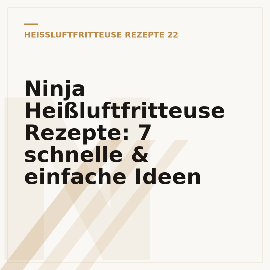 Ninja Heißluftfritteuse Rezepte: 7 schnelle & einfache Ideen